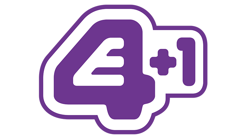 E4 +1 logo